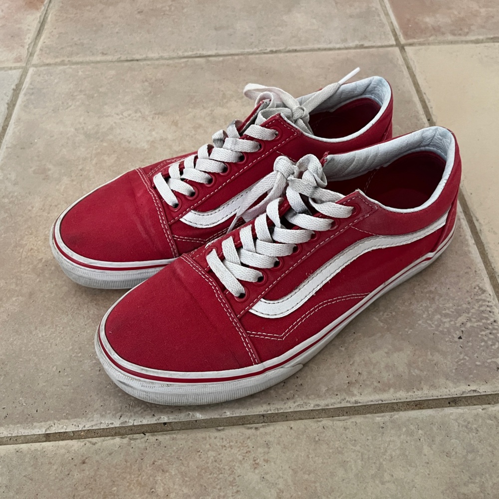 Red Vans - Picture 2 of 3